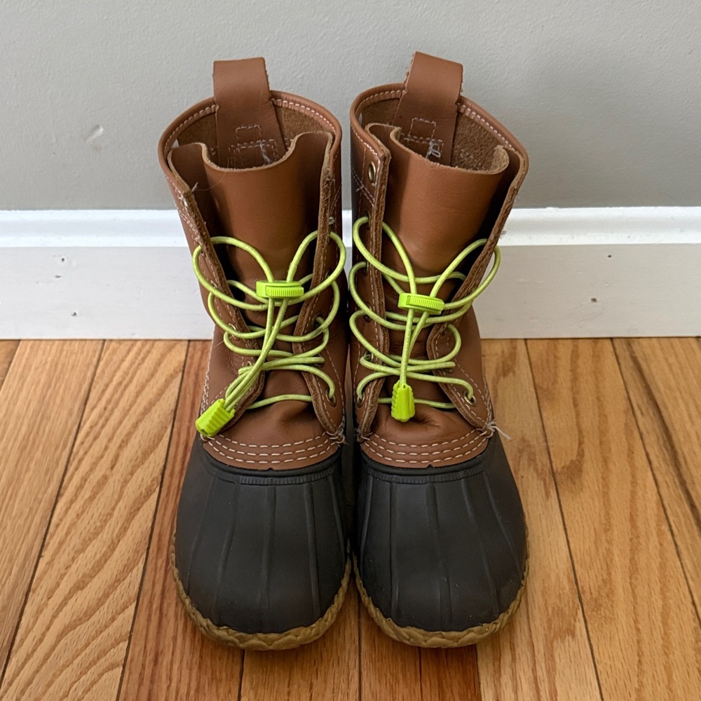 L.L. Bean Kids Boots Brown and Black